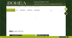 Desktop Screenshot of bohea.de